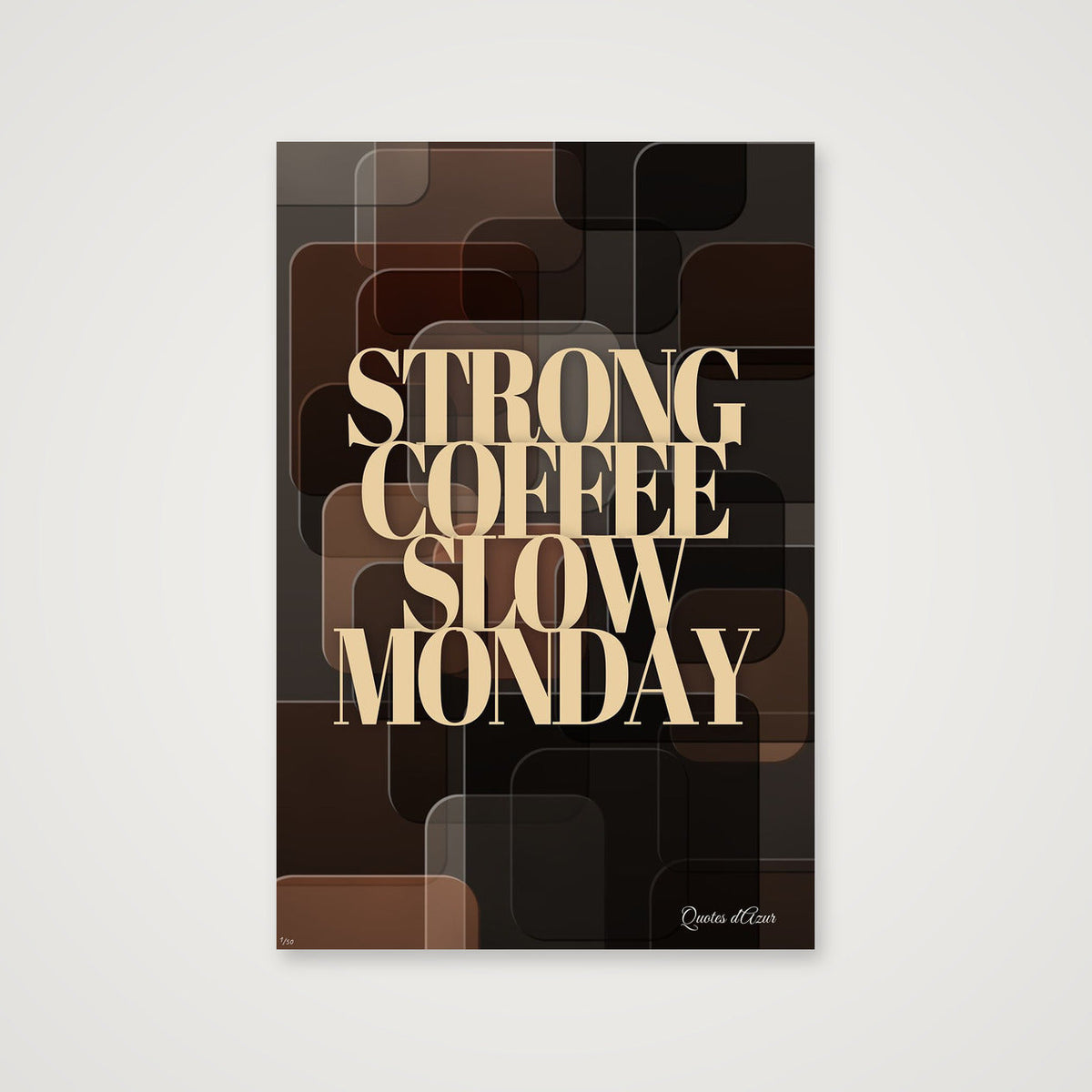 Strong Coffee Slow Monday – Champagne.