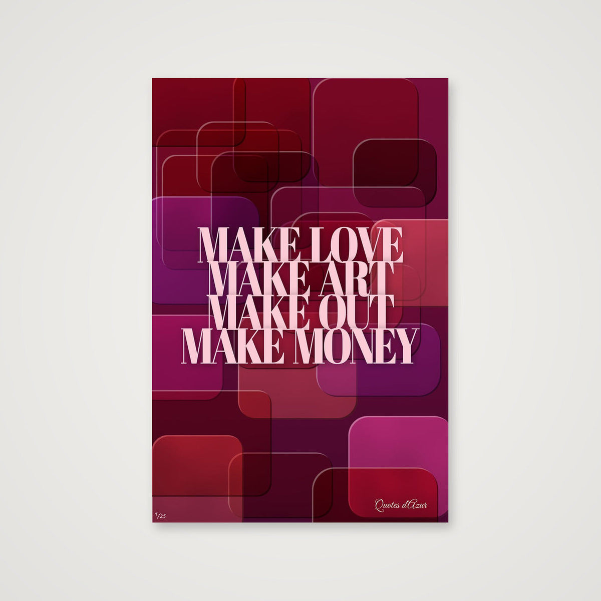 Make Love Make Art – Blush.