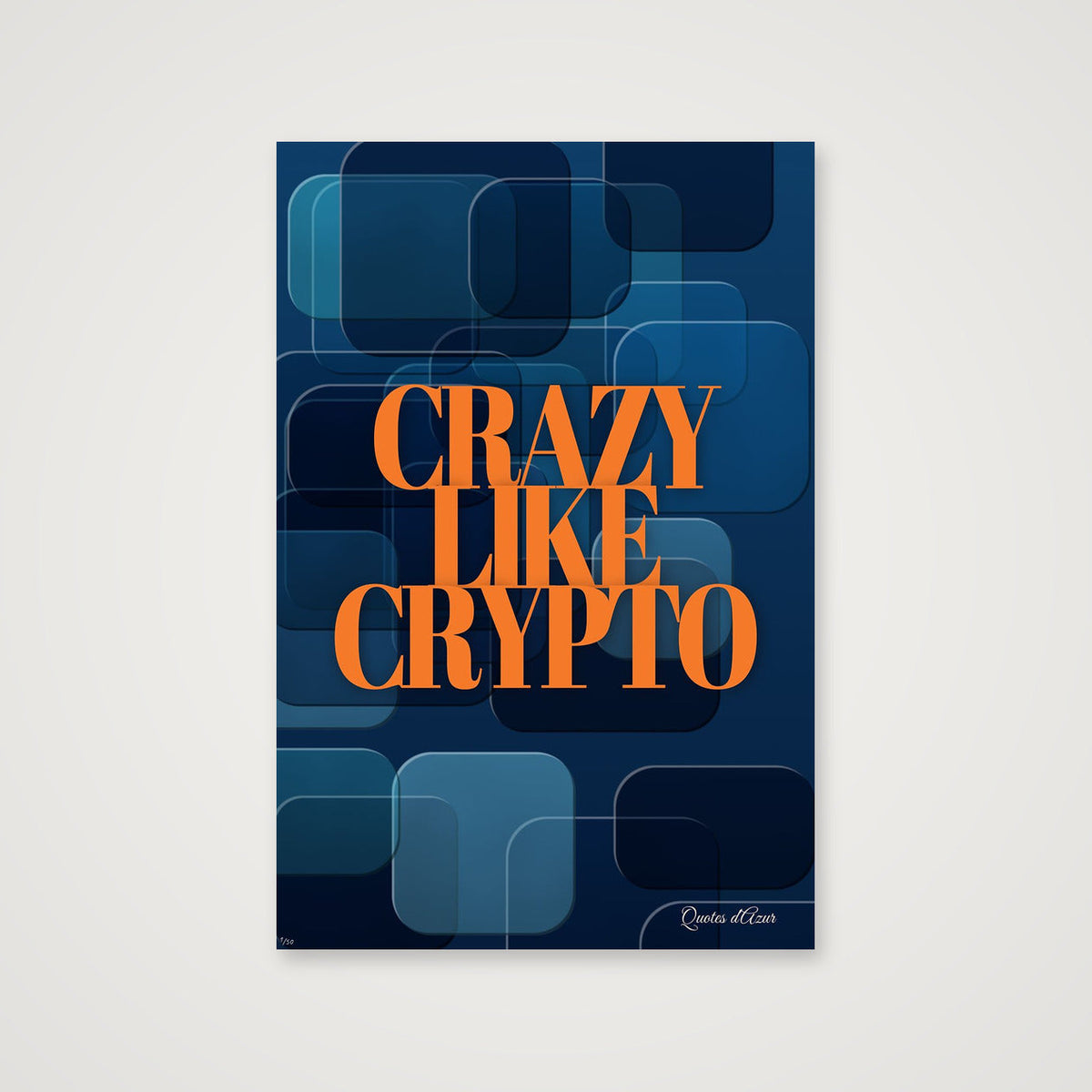 Crazy Like Crypto – Orange.