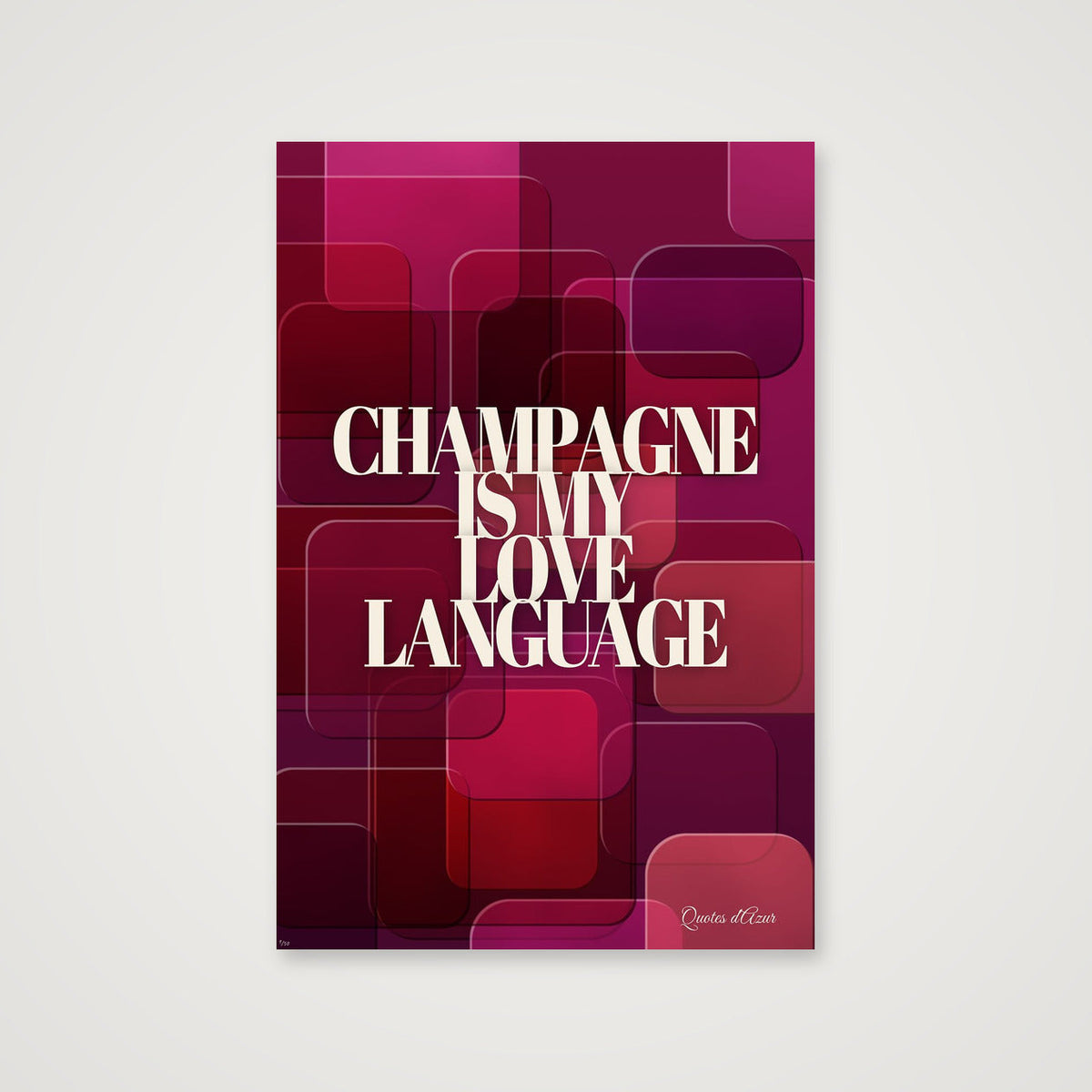 Champagne Is My Love Language – Cream.