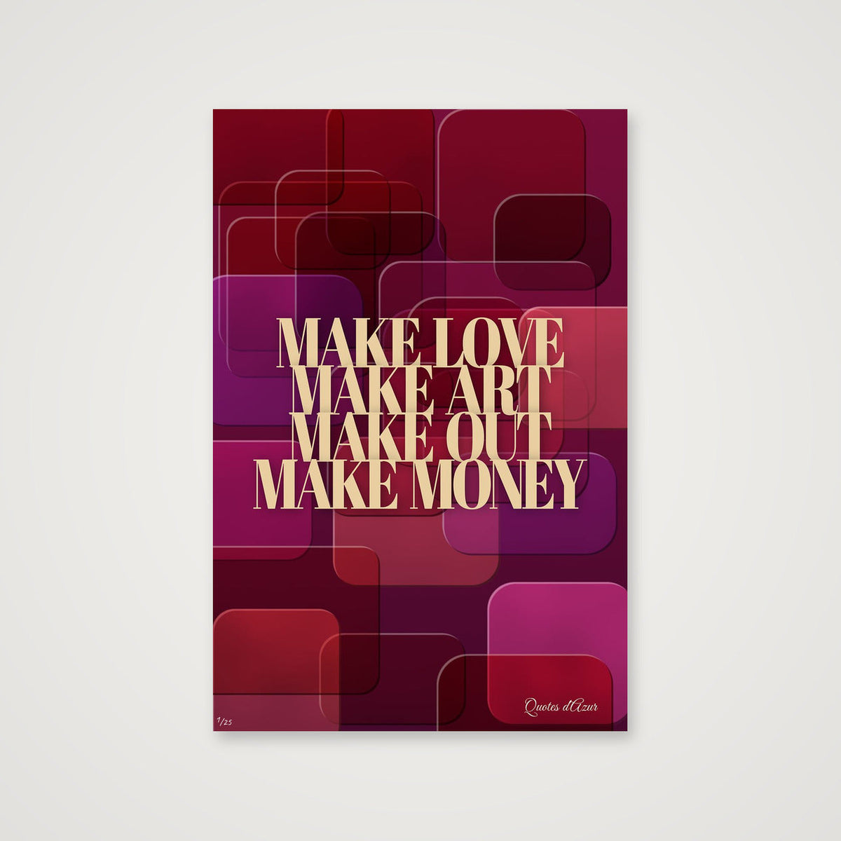 Make Love Make Art – Champagne.