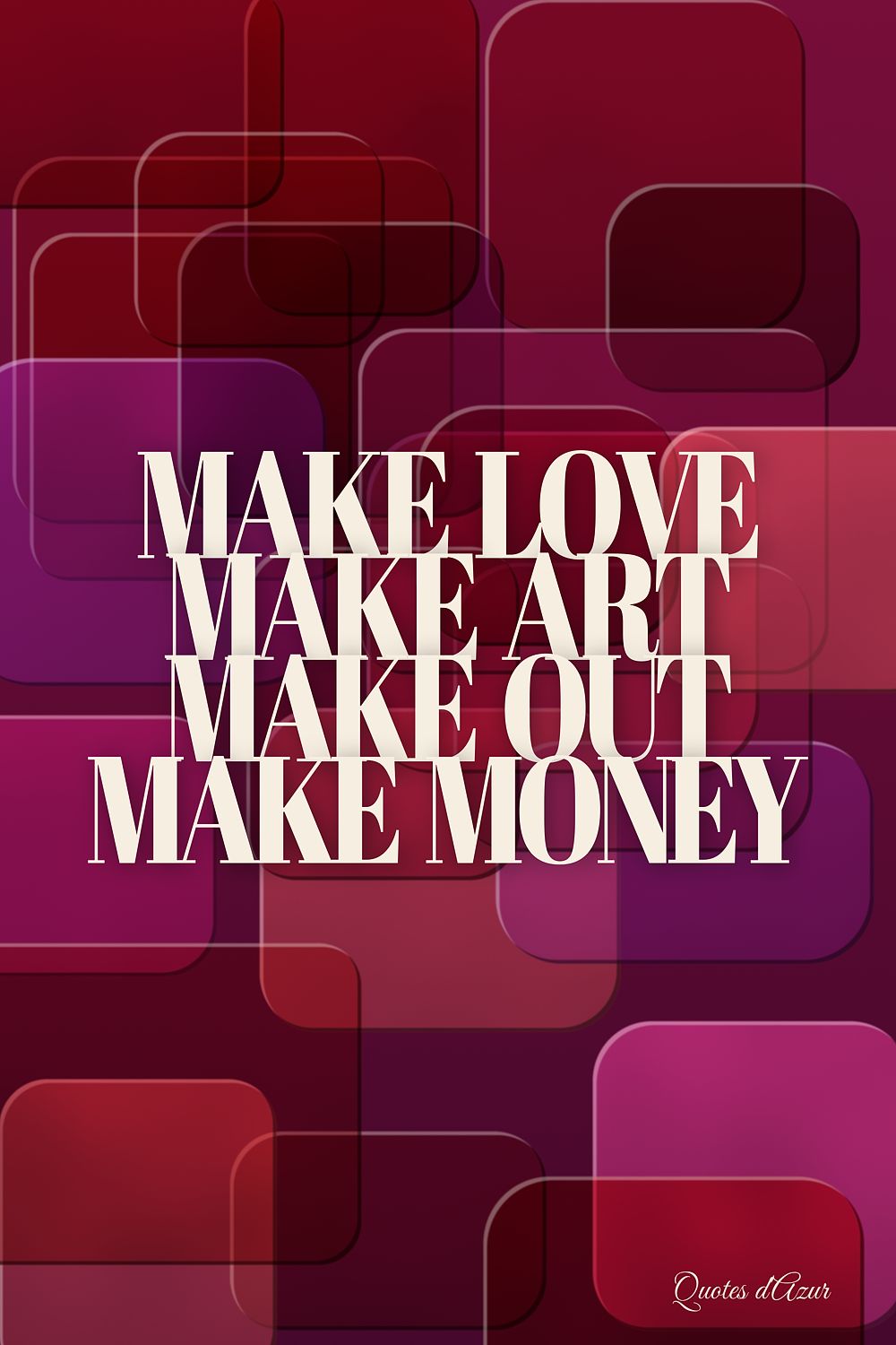 Make Love Make Art – Cream.