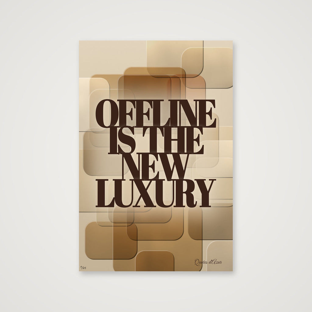 Offline Is the New Luxury – Sand & Espresso.