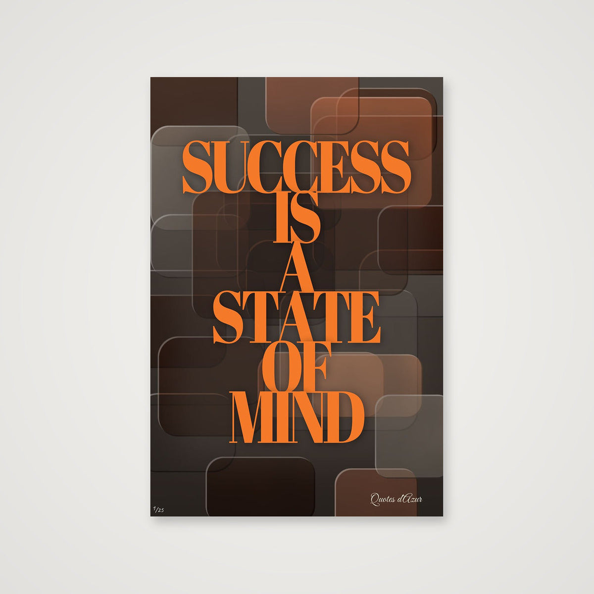 Success Is a State of Mind – Orange.