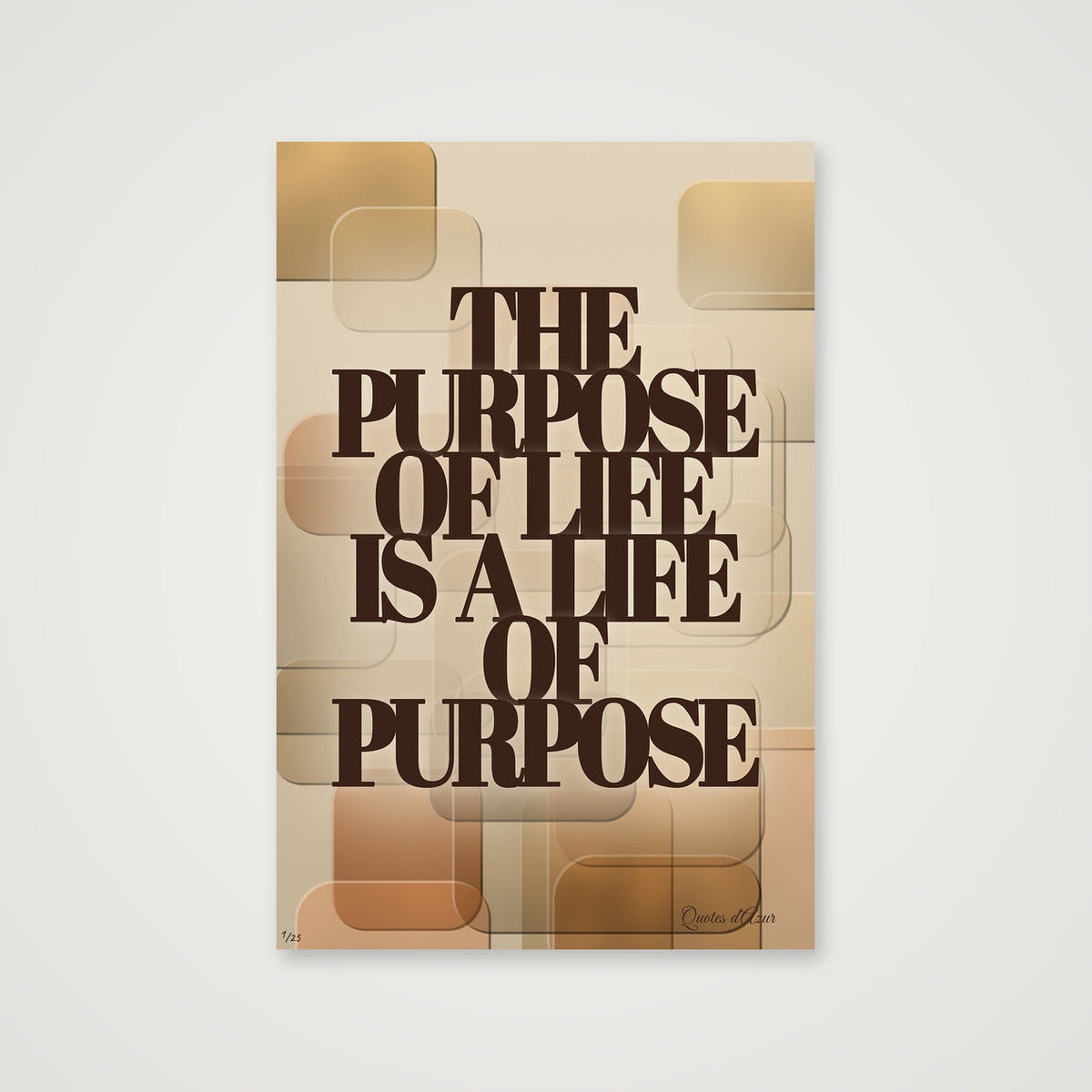 The Purpose of Life – Sand & Espresso.