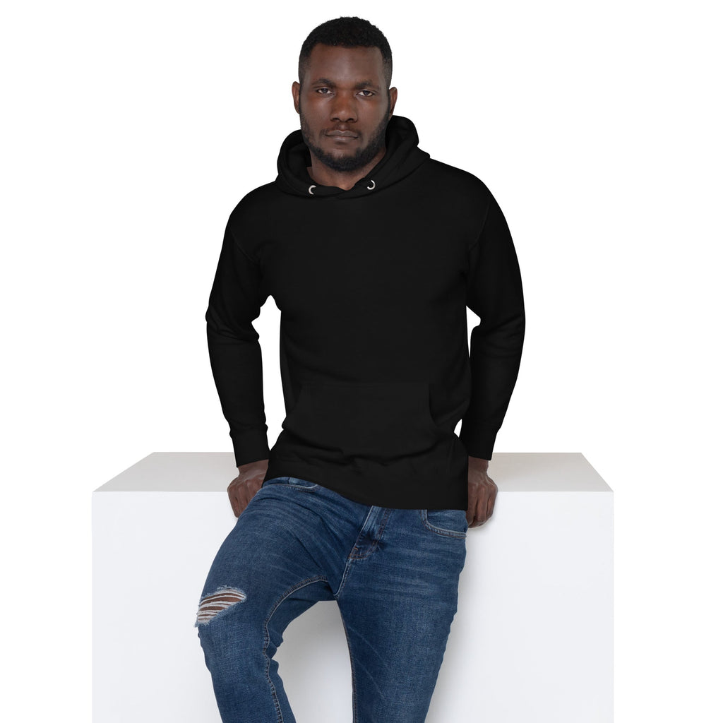 QUOTE D’AZUR Cotton Heritage M2580 hoodie in Black – plain front (men lifestyle)